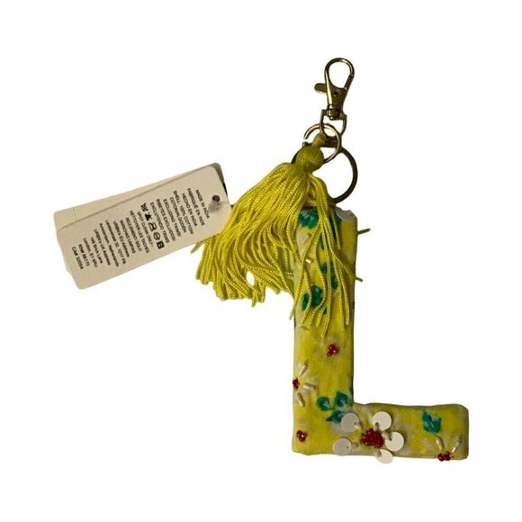 Anthropologie Monogram Key Chain Letter L - Picture 1 of 2